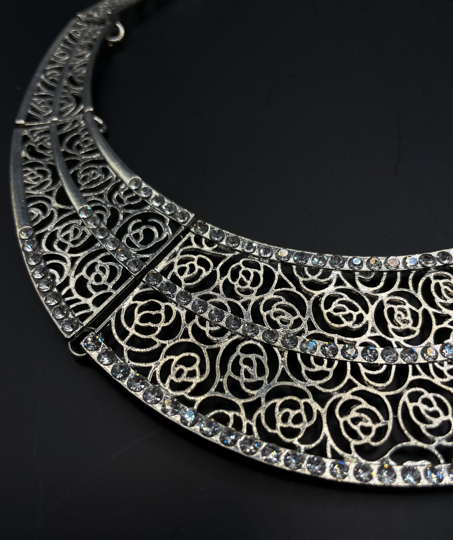 Collana rigida ROSE STRASS