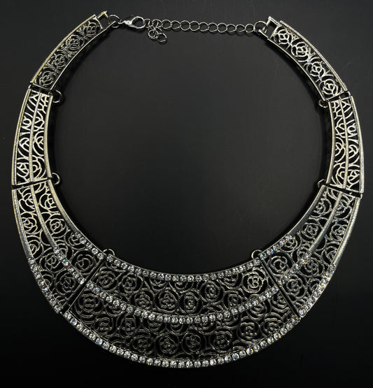 Collana rigida ROSE STRASS